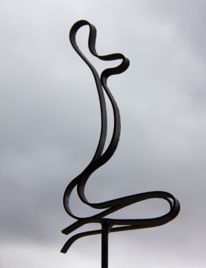 Sculpture en fer plat