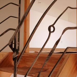 Rambarde d'escalier fer plat
