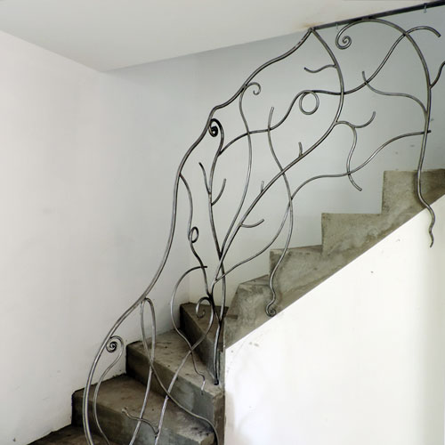 rambarde-escalier-ferronnerie d'art